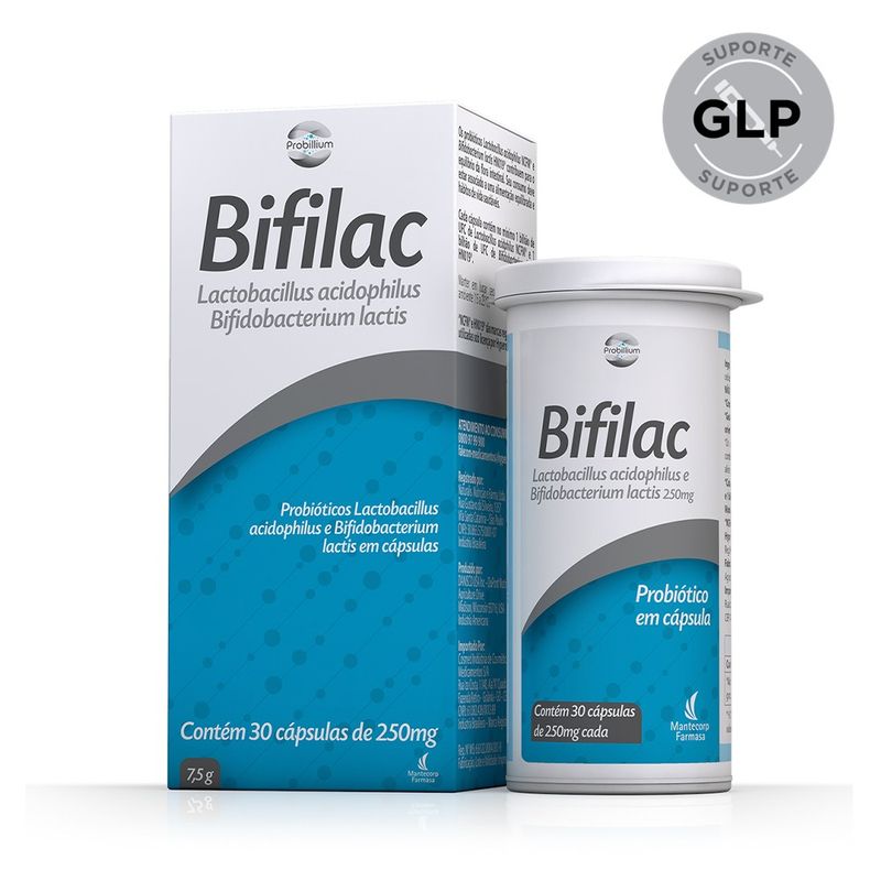 Bifilac 250mg 7,5g 30 Cápsulas