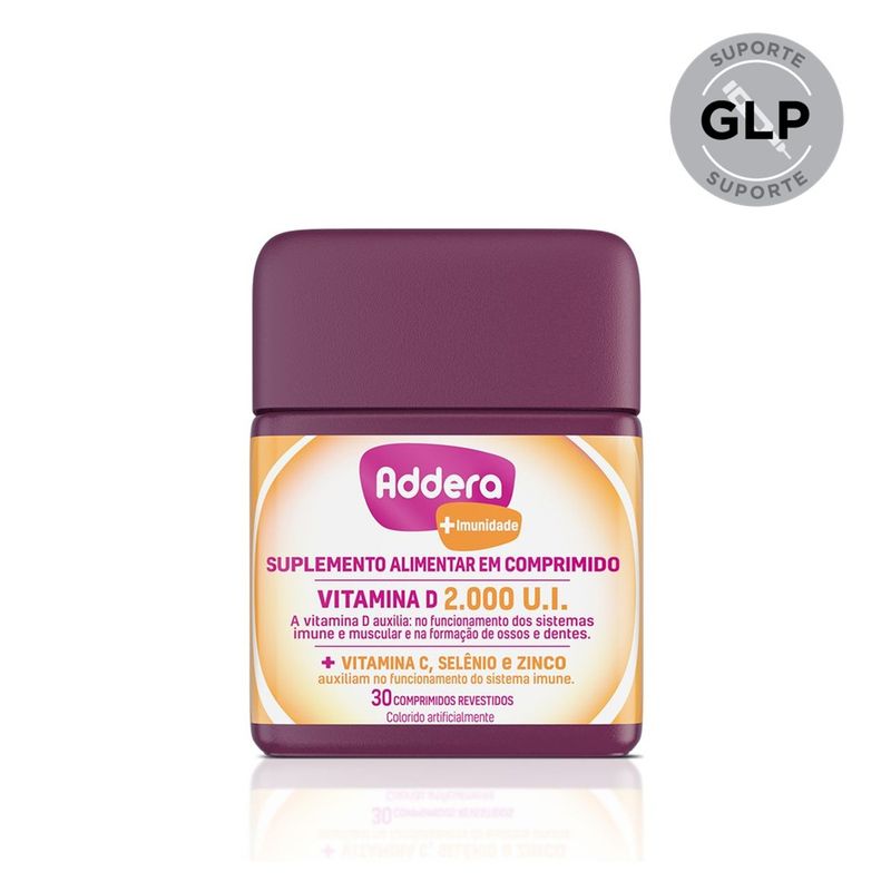 Suplemento Addera Max Imunidade 10mcg Calcifediol 30 Comprimidos