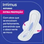 Absorvente Externo Intimus Noturno Suave com Abas - 8 unidades