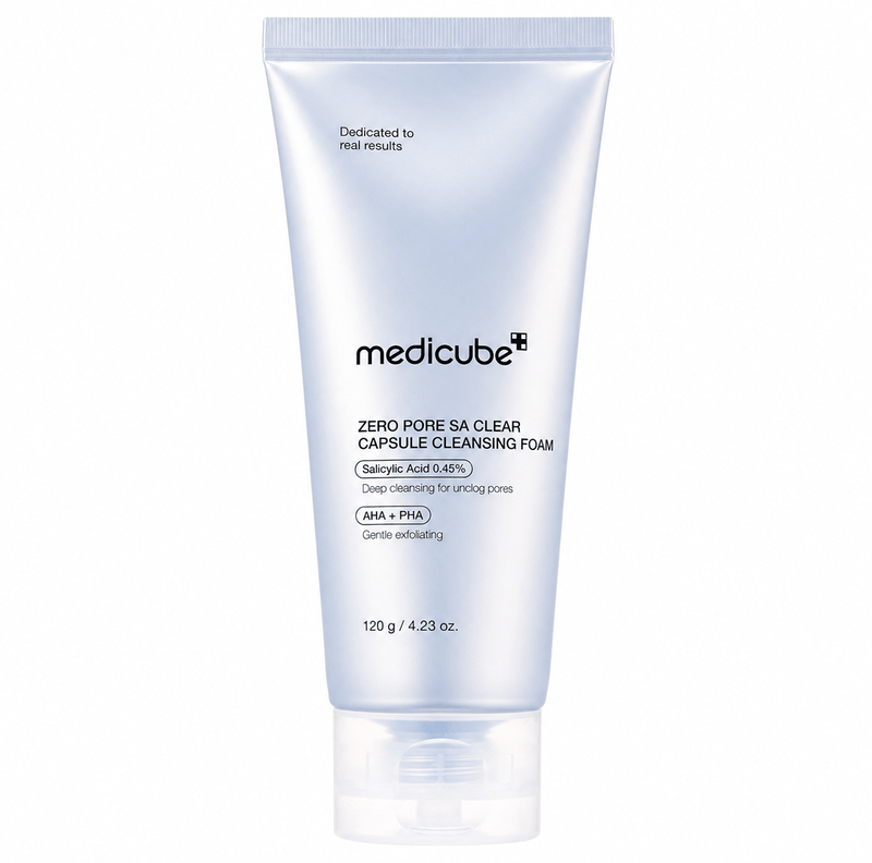 Medicube Zero Pore SA Clear Capsule - Espuma de Limpeza Facial 120g