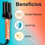 Lizz Professional Beach Waves Triondas - Modelador de Cachos Bivolt