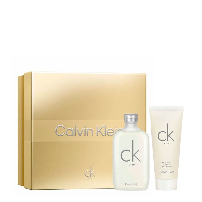 Kit Calvin Klein CK One Unissex - Eau de Toilette 100ml + Shower Gel 100ml