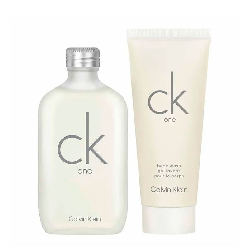 Kit Calvin Klein CK One Unissex - Eau de Toilette 100ml + Shower Gel 100ml