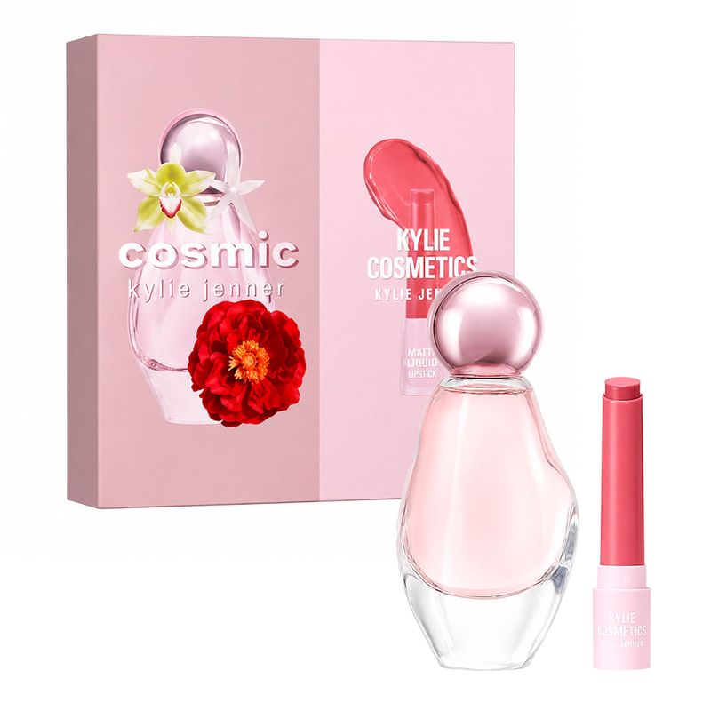 Kit Kylie Jenner Cosmic Feminino Edp 50ml + Balm 2,4g
