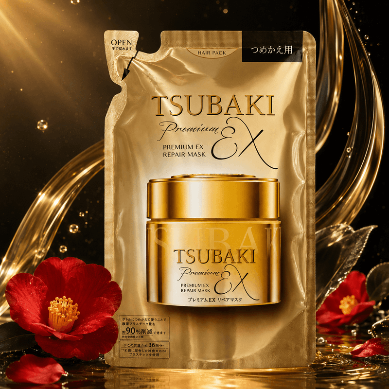 Tsubaki Premium EX Repair Mask - Refil Máscara Capilar 150g