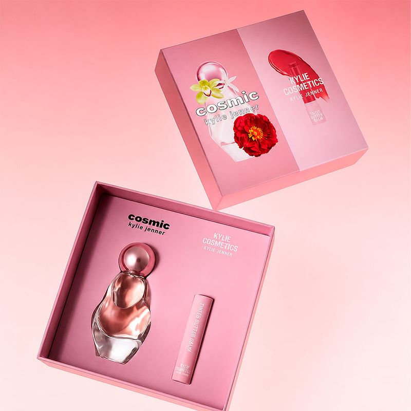 Kit Kylie Jenner Cosmic Feminino Edp 50ml + Balm 2,4g