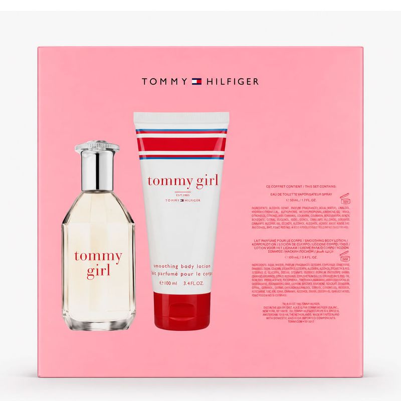 Kit Tommy Hilfiger Tommy Girl Feminino - Eau de Toilette 50ml + Loção Corporal 100ml