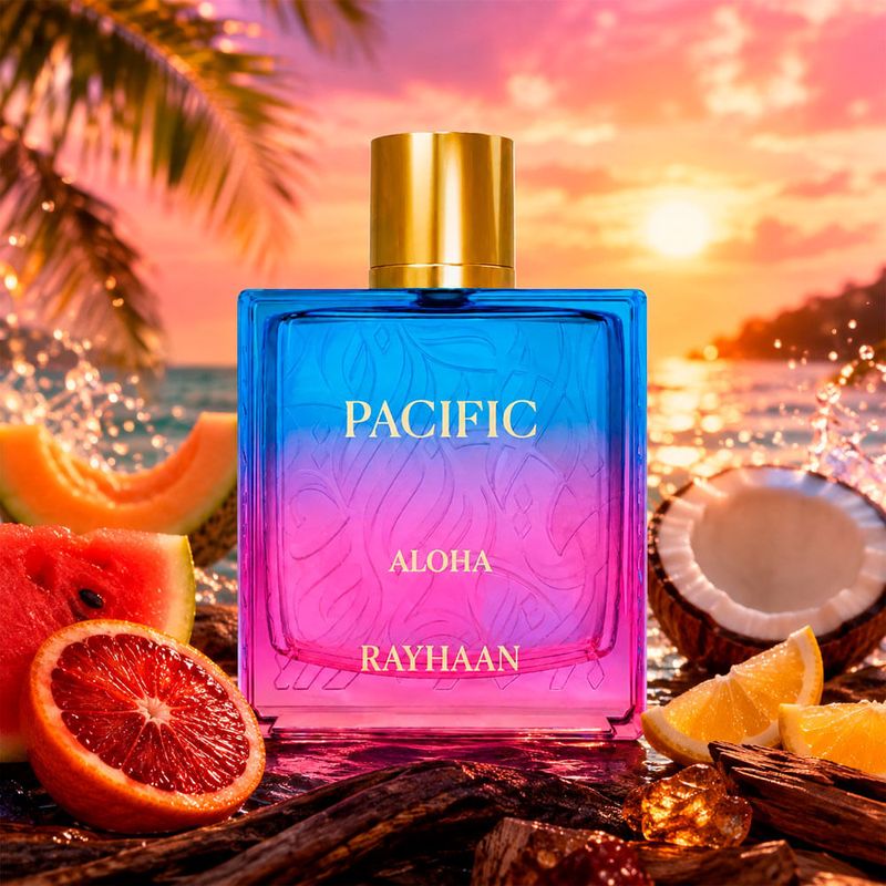 Rayhaan Pacific Aloha Eau de Parfum - Perfume Unissex 100ml