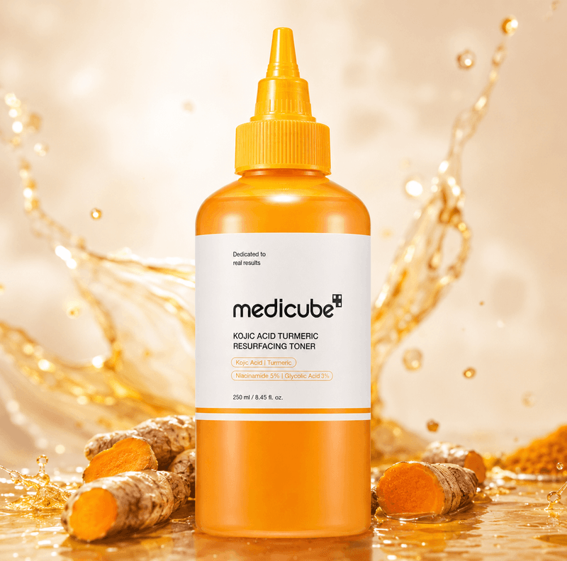 Medicube Kojic Acid Turmeric Resurfacing Toner - Tônico Facial 250ml
