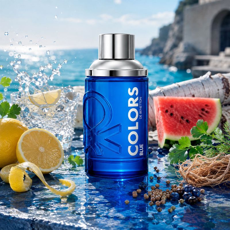 Benetton Colors Blue Eau de Toilette - Perfume Masculino 60ml