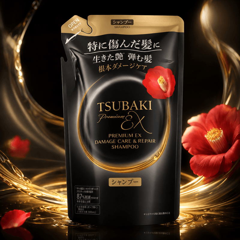 Tsubaki Premium EX Damage Care & Repair - Refil de Shampoo 300ml