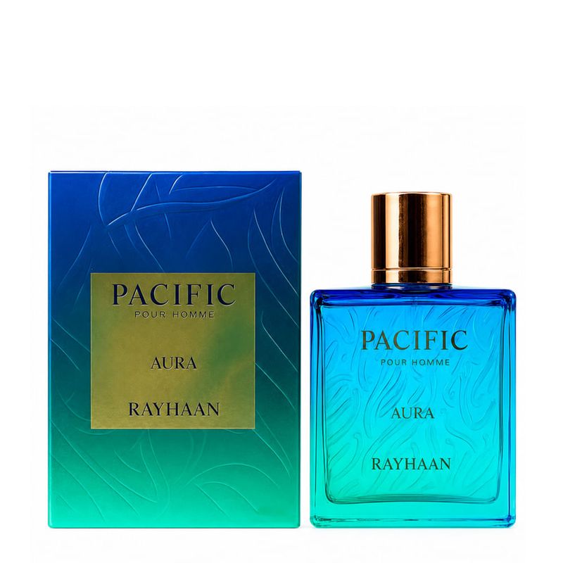 Rayhaan Pacific Aura Pour Homme Eau de Parfum - Perfume Masculino 100ml