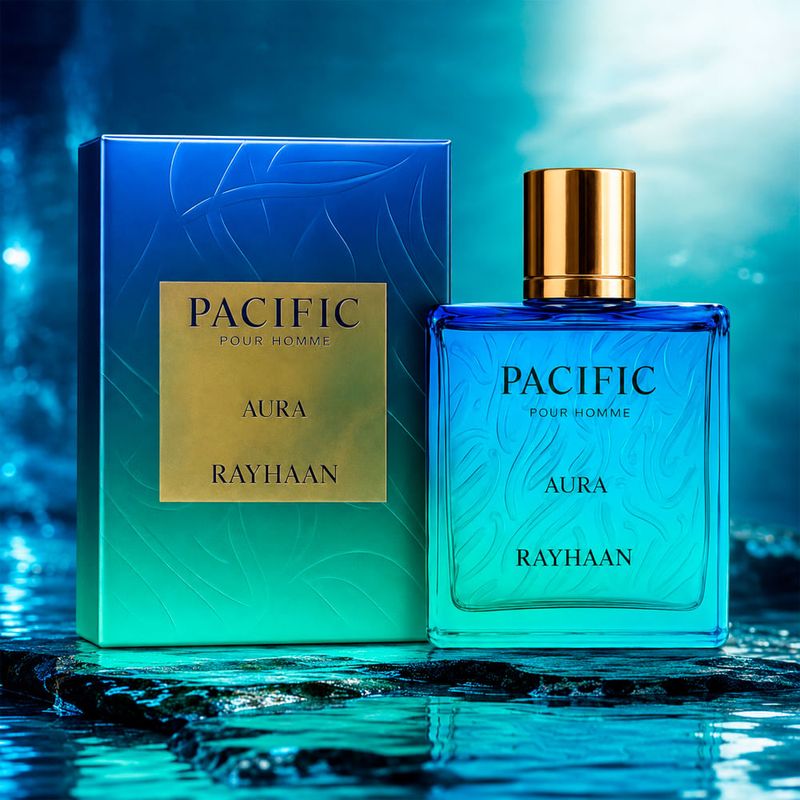 Rayhaan Pacific Aura Pour Homme Eau de Parfum - Perfume Masculino 100ml