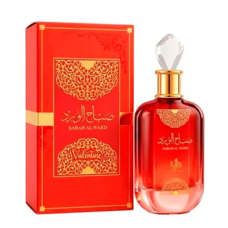 Perfume Sabah Al Ward Valentine Eau De Parfum Feminino Al Wataniah 100ml