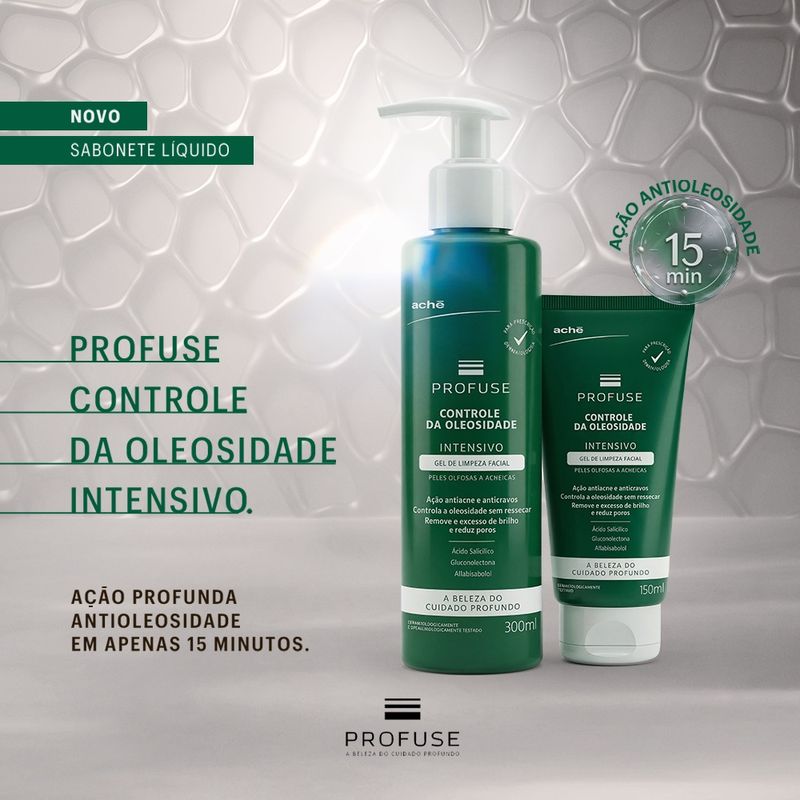 Gel de Limpeza Facial Profuse Puriance Control Pele Oleosa 300ml