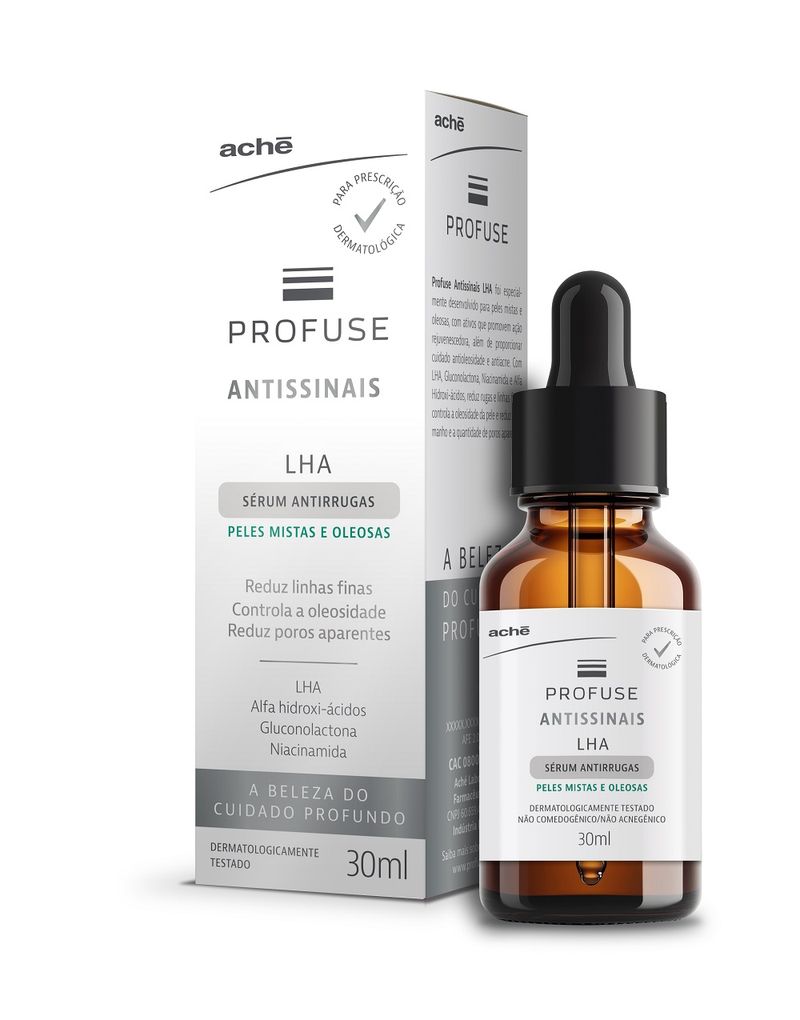 Sérum Antirrugas Profuse LHA Pele Mistas e Oleosas - 30ml