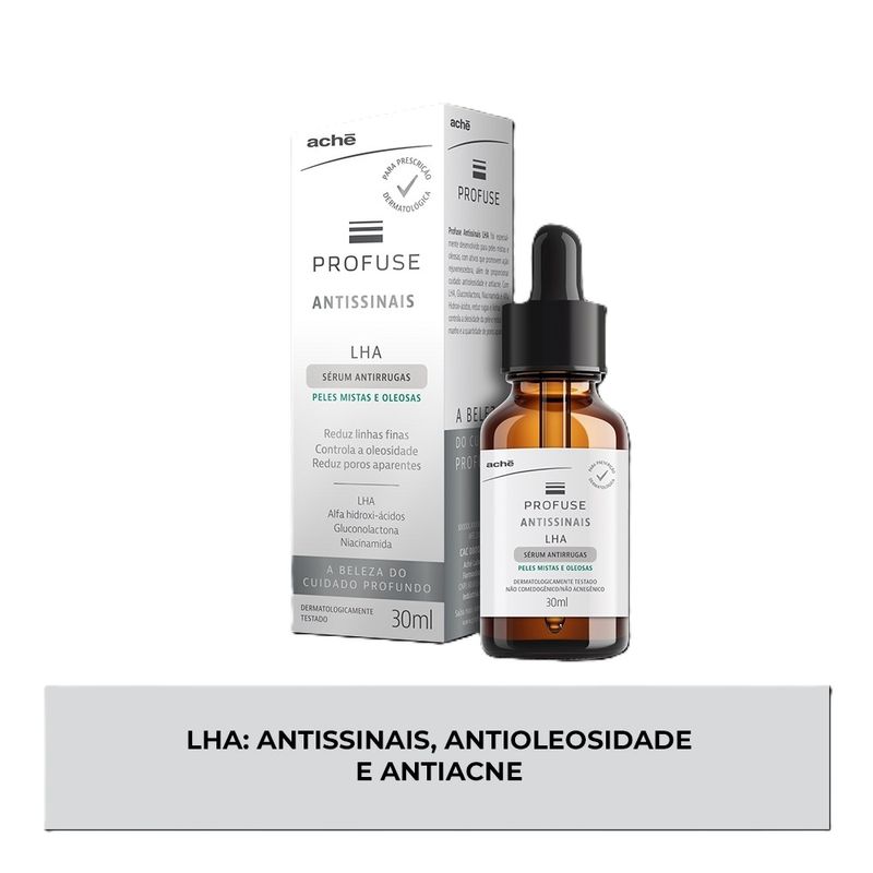 Sérum Antirrugas Profuse LHA Pele Mistas e Oleosas - 30ml