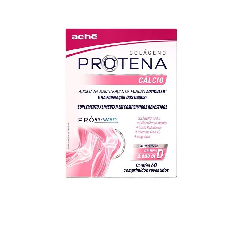 Suplemento Protena Cálcio Pro Movimento - 60 Comprimidos