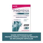 Protena Colágeno Não Hidrolisado Tipo II 40mg + Ômega 3 + Vitamina D - 30 Cápsulas