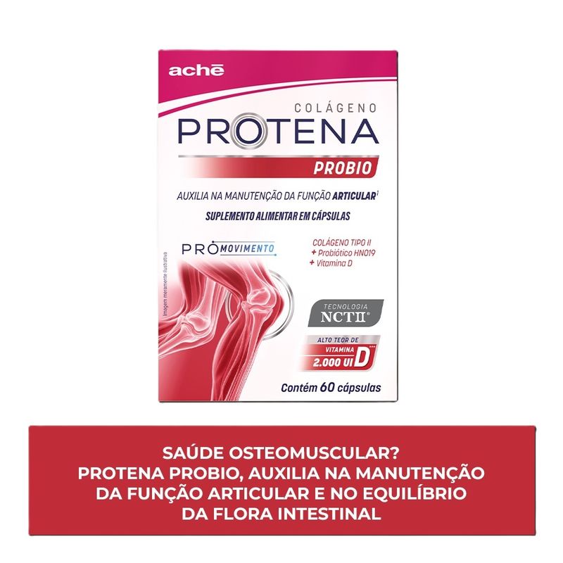 Suplemento Alimentar Ache Protena Pro 60 cápsulas - Ache