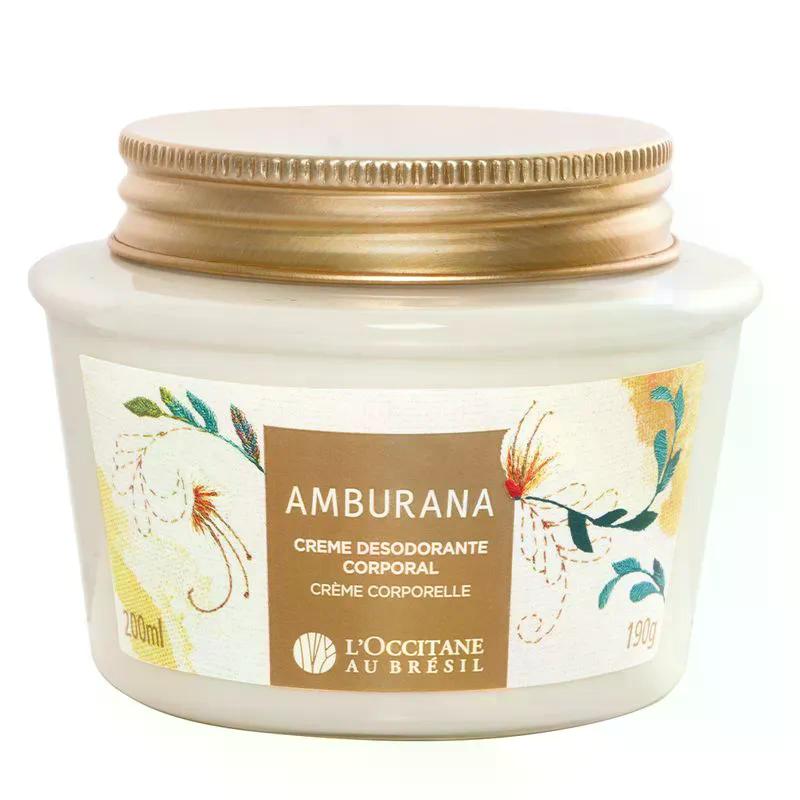 Creme Desodorante Corporal Amburana L'Occitane Au Brésil 200ml