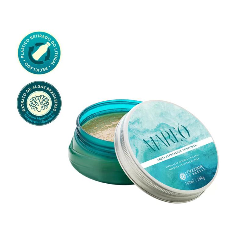 Areia Esfoliante Corporal Mareô L'Occitane Au Brésil 200ml