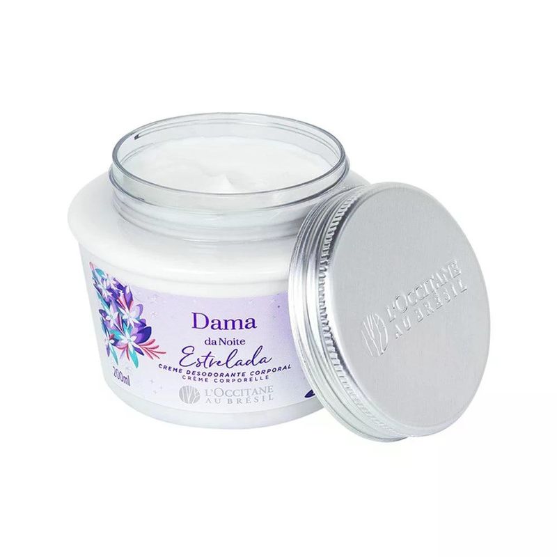 Creme Desodorante Corporal Dama da Noite Estrelada L'Occitane Au Brésil 200ml
