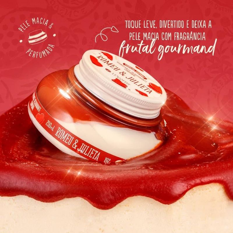 Hidratante Desodorante Corporal Romeu e Julieta L'Occitane Au Brésil 200ml