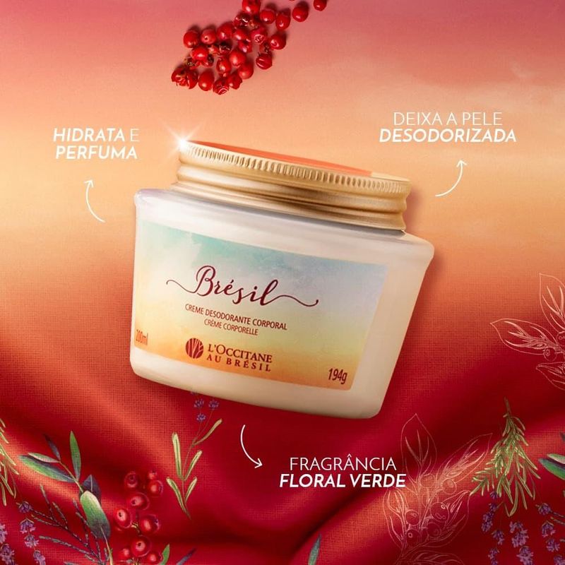 Creme Desodorante Corporal Brésil L'Occitane Au Brésil 200ml