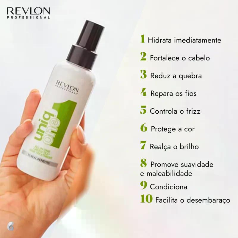 Leave-in Uniq One Green Tea Hair Treatment Revlon 150ml