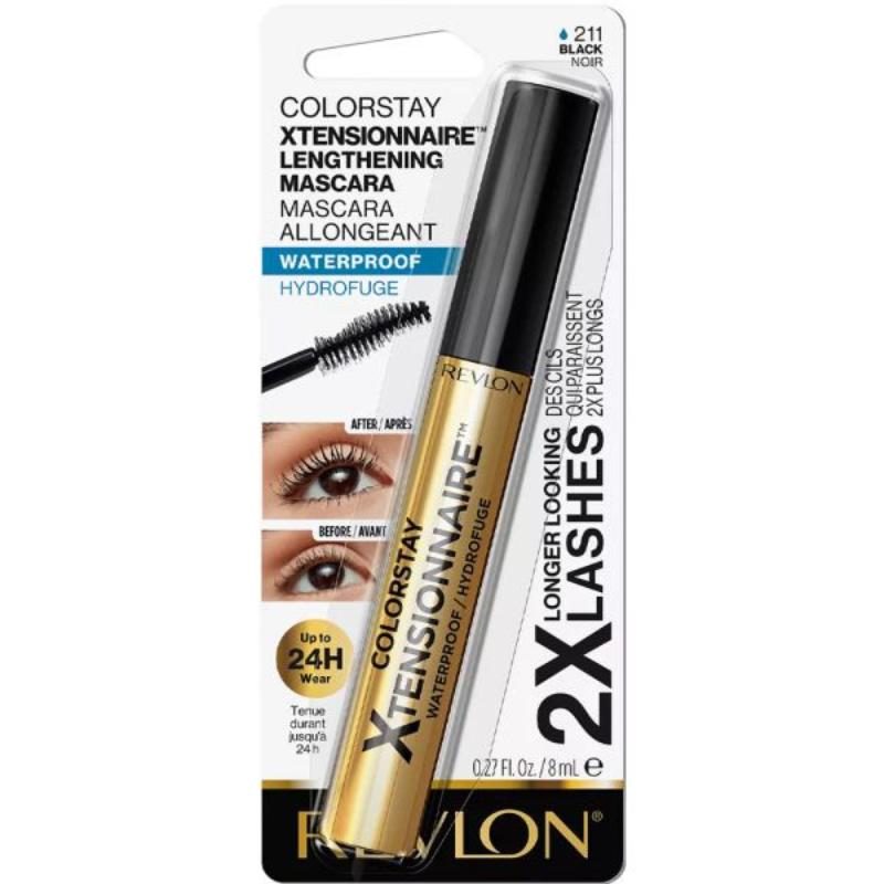 Máscara De Cílios Revlon ColorStay Xtensionnaire Resistente à água 211 Black Noir 8ml