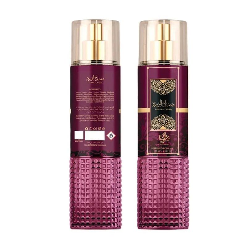 Body Mist Sabah Al Ward Feminino Al Wataniah 250ml