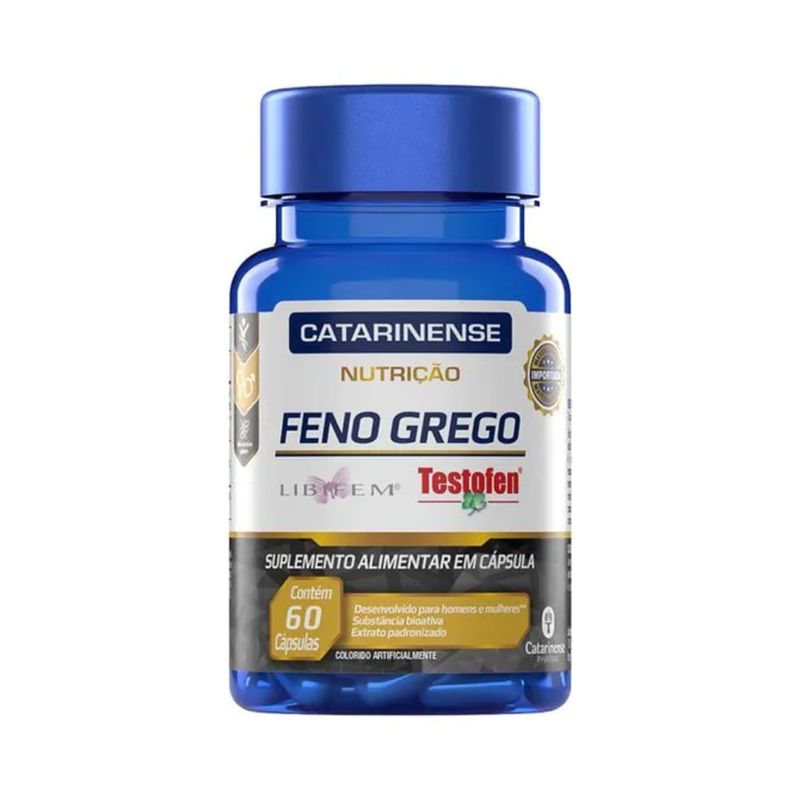 Feno Grego Catarinense Nutrição 60caps