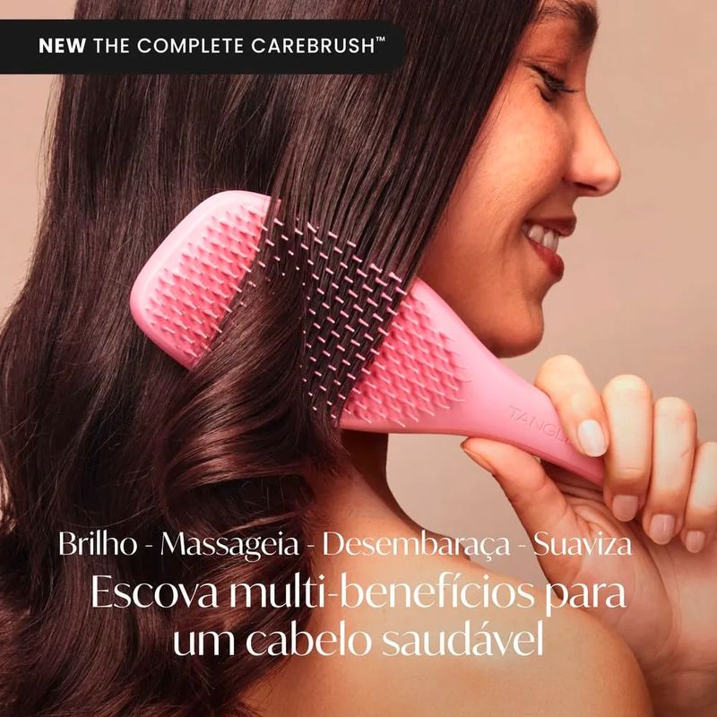 Tangle Teezer The Complete Carebrush Straight To Wavy Satin Rose - Escova de Cabelo