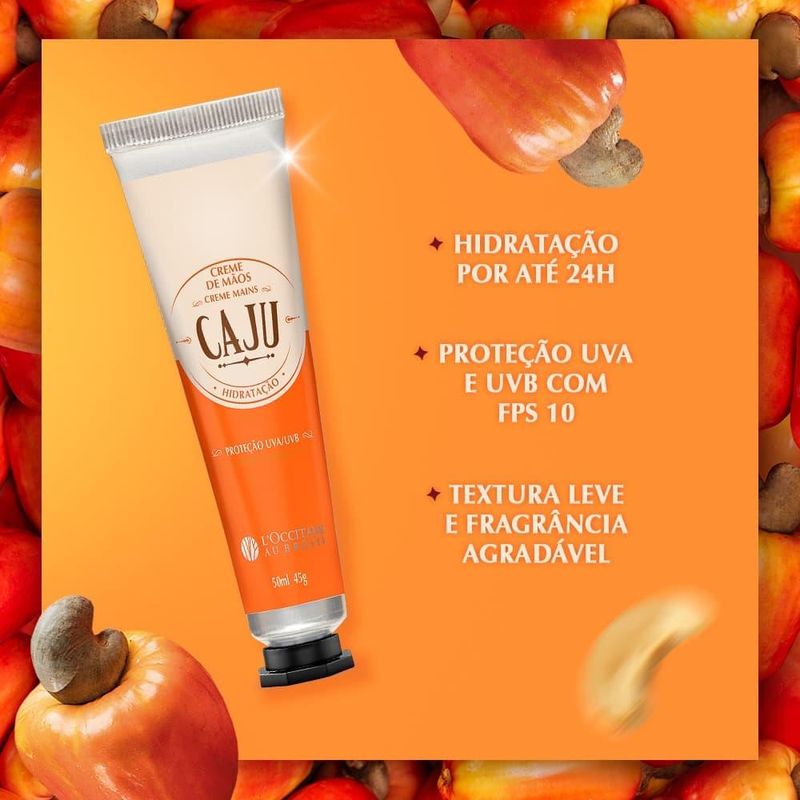 Creme de Mãos Caju L'Occitane Au Brésil 50ml