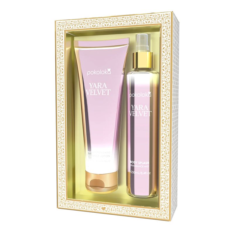 Kit Pokoloka Yara Velvet Feminino - Lc + Bs