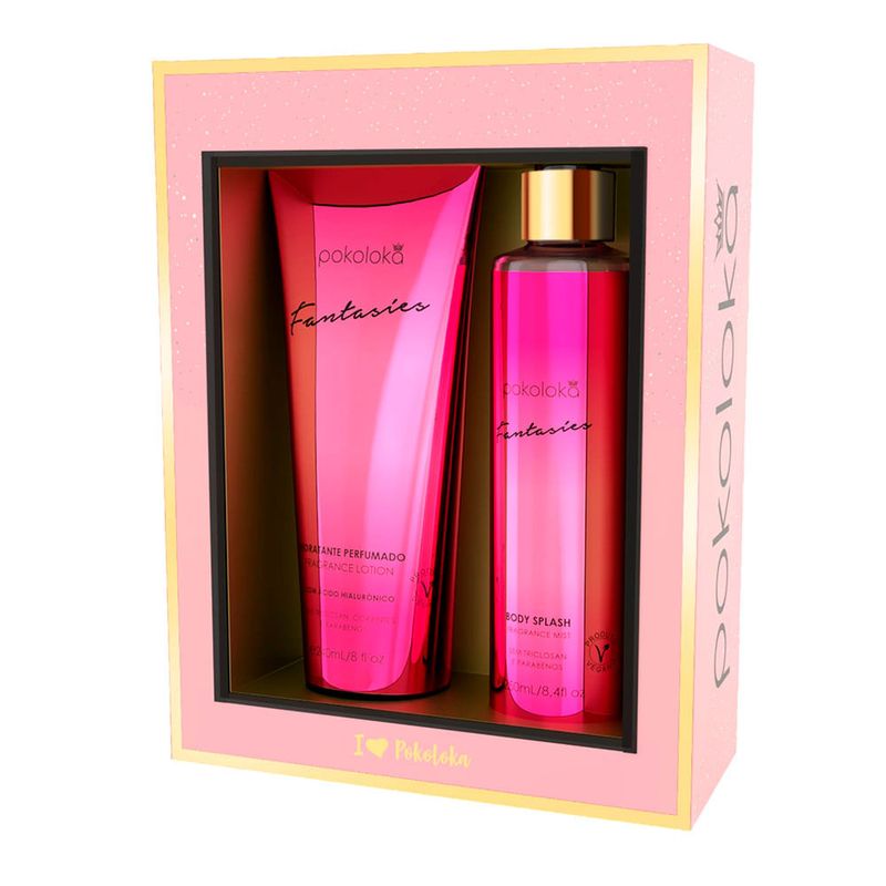 Kit Pokoloka Fantasies Feminino - Bs 250ml + Hc 240ml