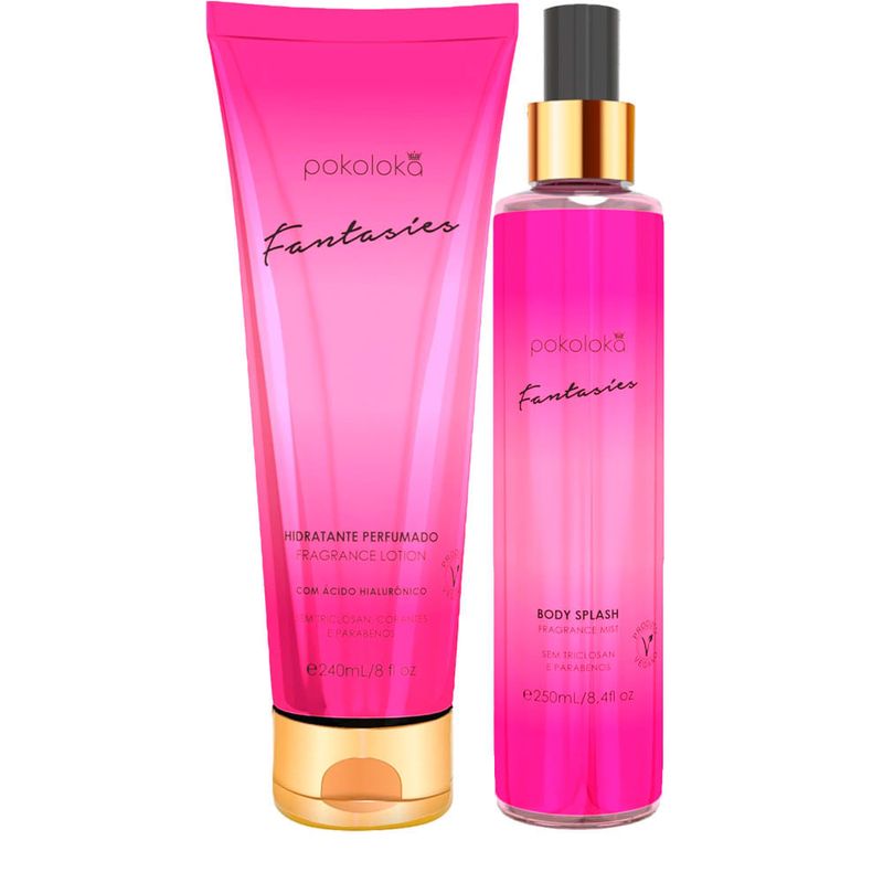Kit Pokoloka Fantasies Feminino - Bs 250ml + Hc 240ml