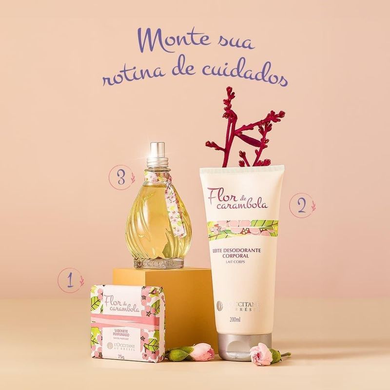 Sabonete Perfumado Flor de Carambola L'Occitane Au Brésil 75g