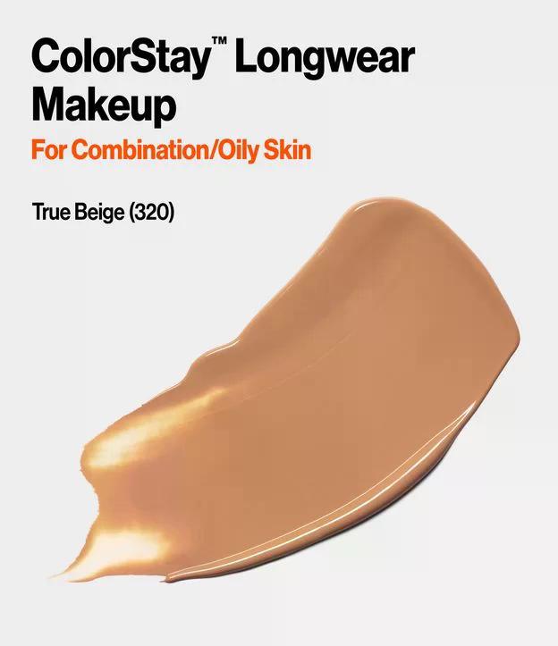 Base Líquida Colorstay 24 Horas Pele Mista à Oleosa FPS15 True Beige 320 Revlon 30ml