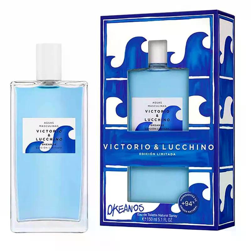 Perfume Aguas Masculinas Okeanos Eau de Toilette Victorio & Lucchino 150ml
