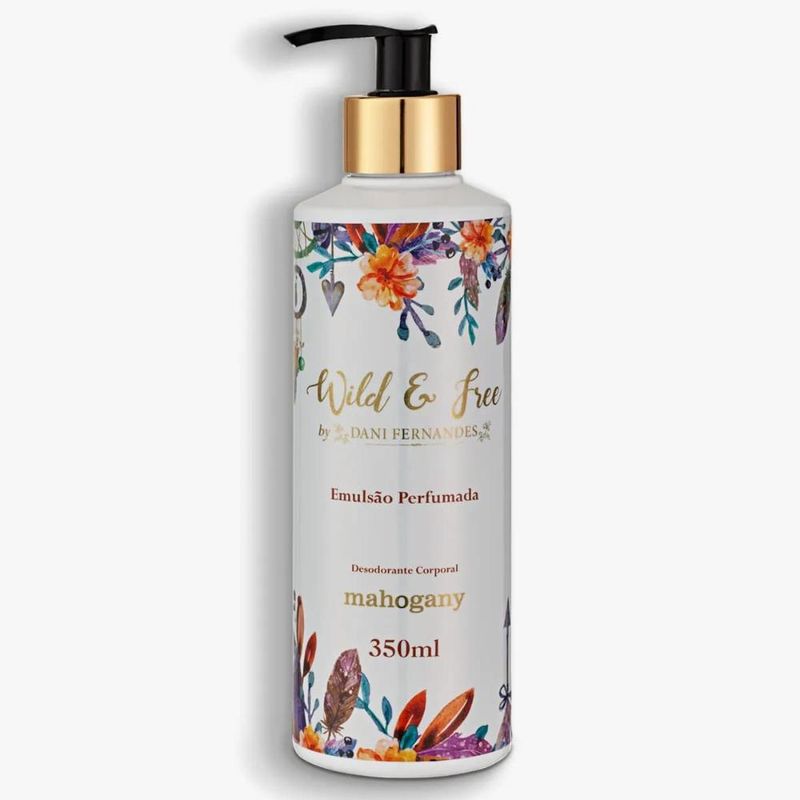 Hidratante Desodorante Corporal Wild e Free Mahogany 350ml