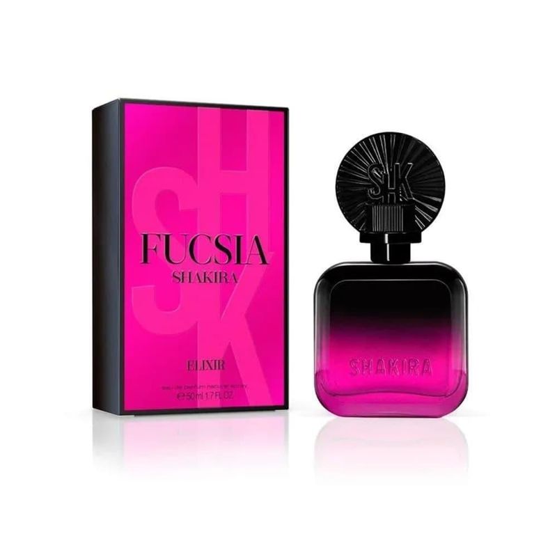 Perfume Shakira Fucsia Elixir Eau De Parfum Feminino 50ml
