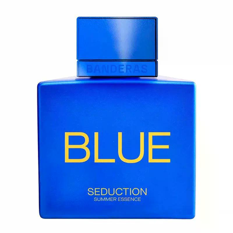 Perfume Blue Seduction Summer Essence Masculino Eau de Toilette Banderas 100ml
