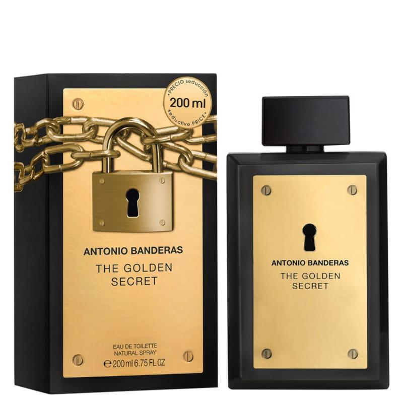 Perfume The Golden Secret Eau De Toilette Masculino Banderas 200ml