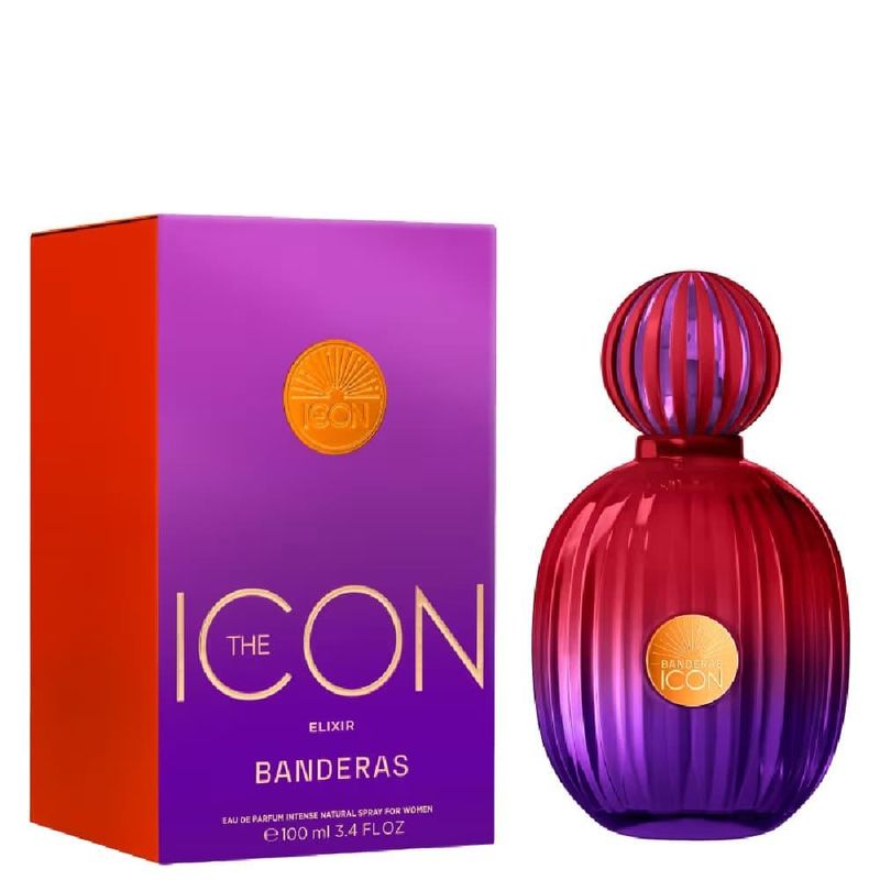 Perfume The Icon Elixir Eau de Parfum Intense Feminino Banderas 100ml