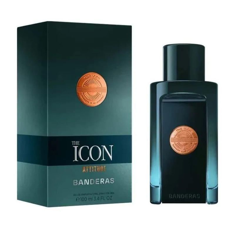 Perfume The Icon Attitude Eau De Parfum Masculino Banderas 100ml