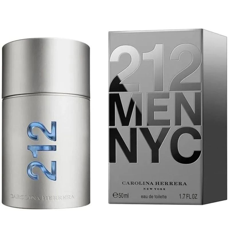 Perfume 212 Men NYC Eau De Toilette Masculino Carolina Herrera 50ml
