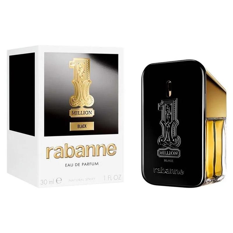 Perfume 1 Million Black Eau de Parfum Masculino Rabanne 30ml