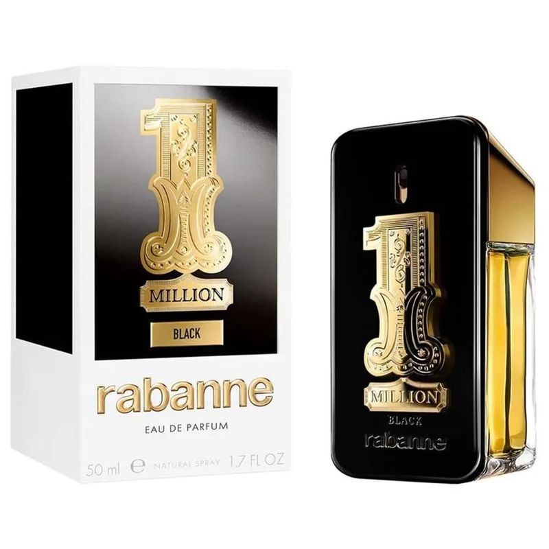 Perfume 1 Million Black Eau de Parfum Masculino Rabanne 50ml
